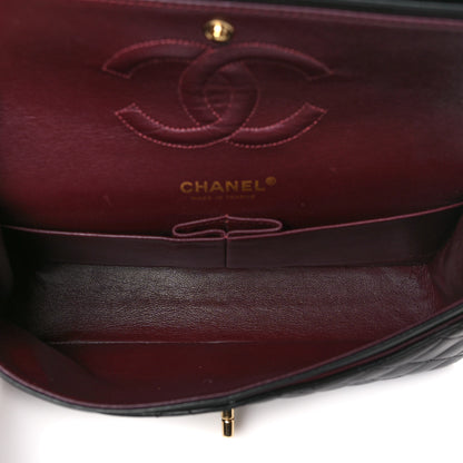 Chanel Lambskin Quilted Medium Double Flap Black 5 of 12