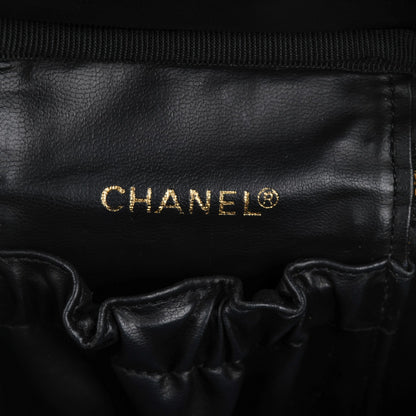 Chanel Lambskin Vanity Cosmetic Case Black 5 of 7
