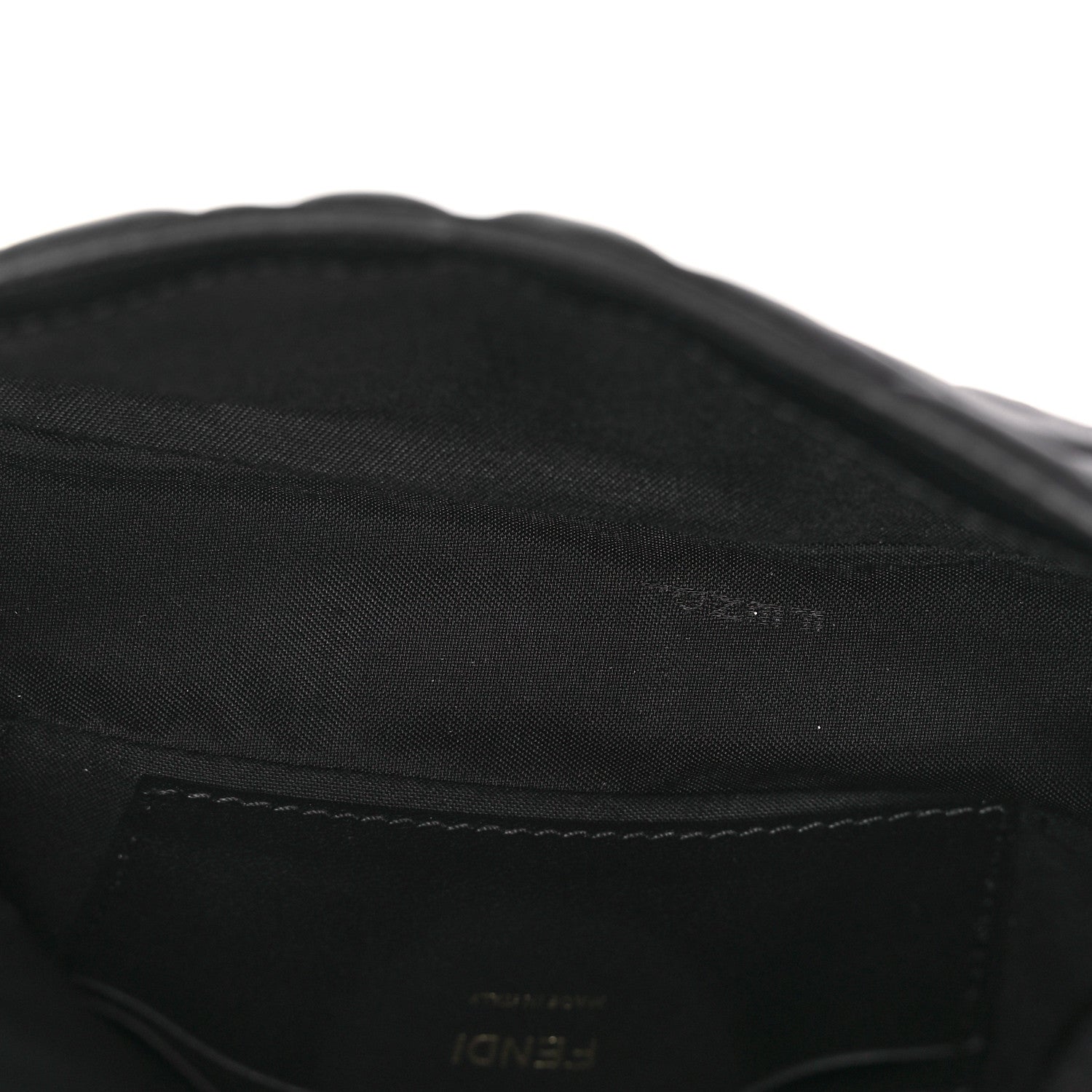 Fendi Nappa FF 1974 Embossed Mini Baguette Black 5 of 11