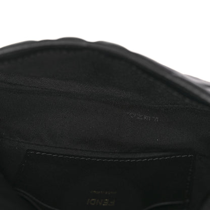 Fendi Nappa FF 1974 Embossed Mini Baguette Black 5 of 11