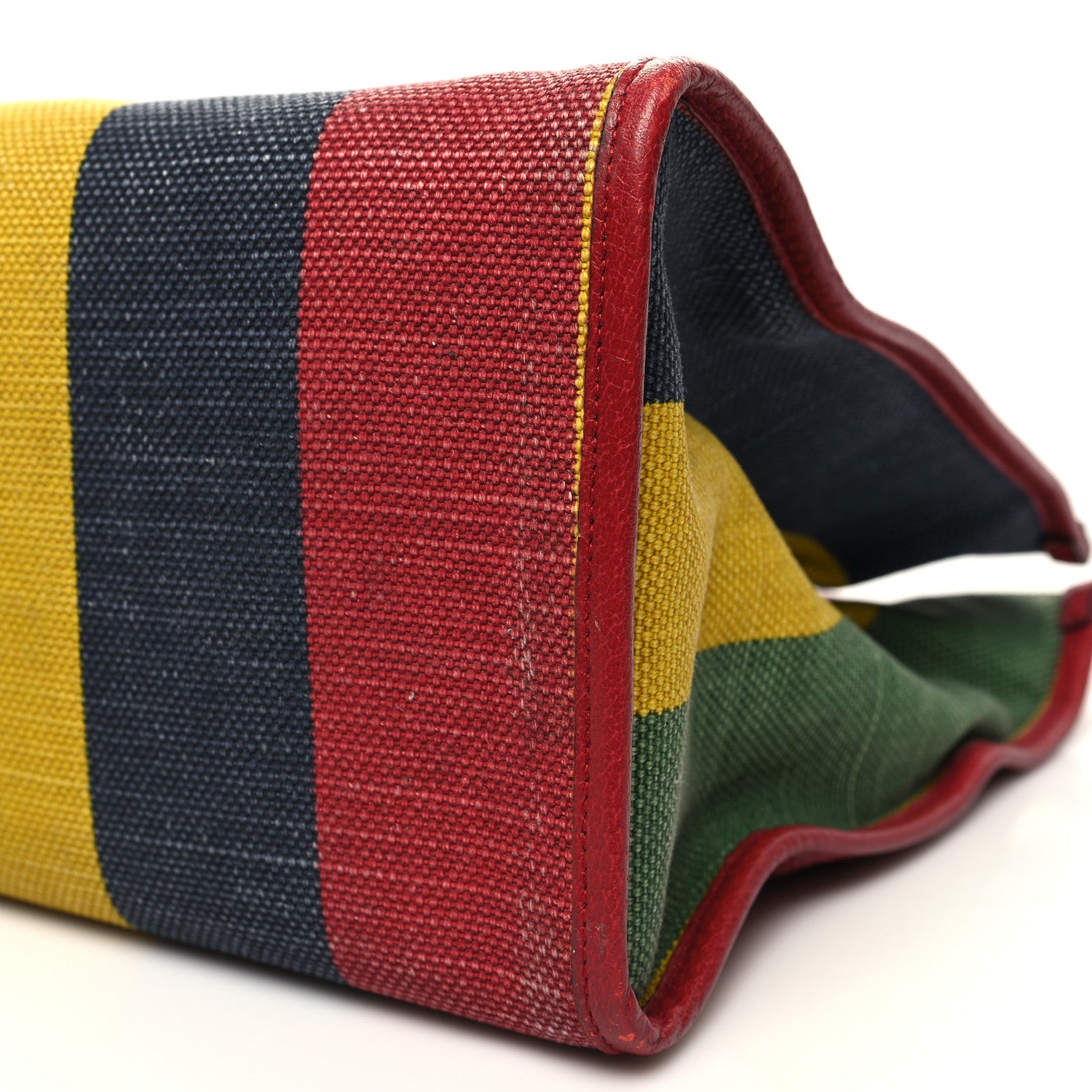 Gucci Canvas Marley Stripe Script Logo Large Gucci 100 Tote Bag Multicolor 14 of 17
