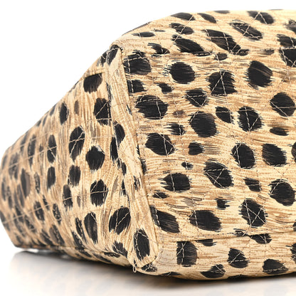 Christian Dior Canvas Leopard Print Medium Lady Dior 8 of 12