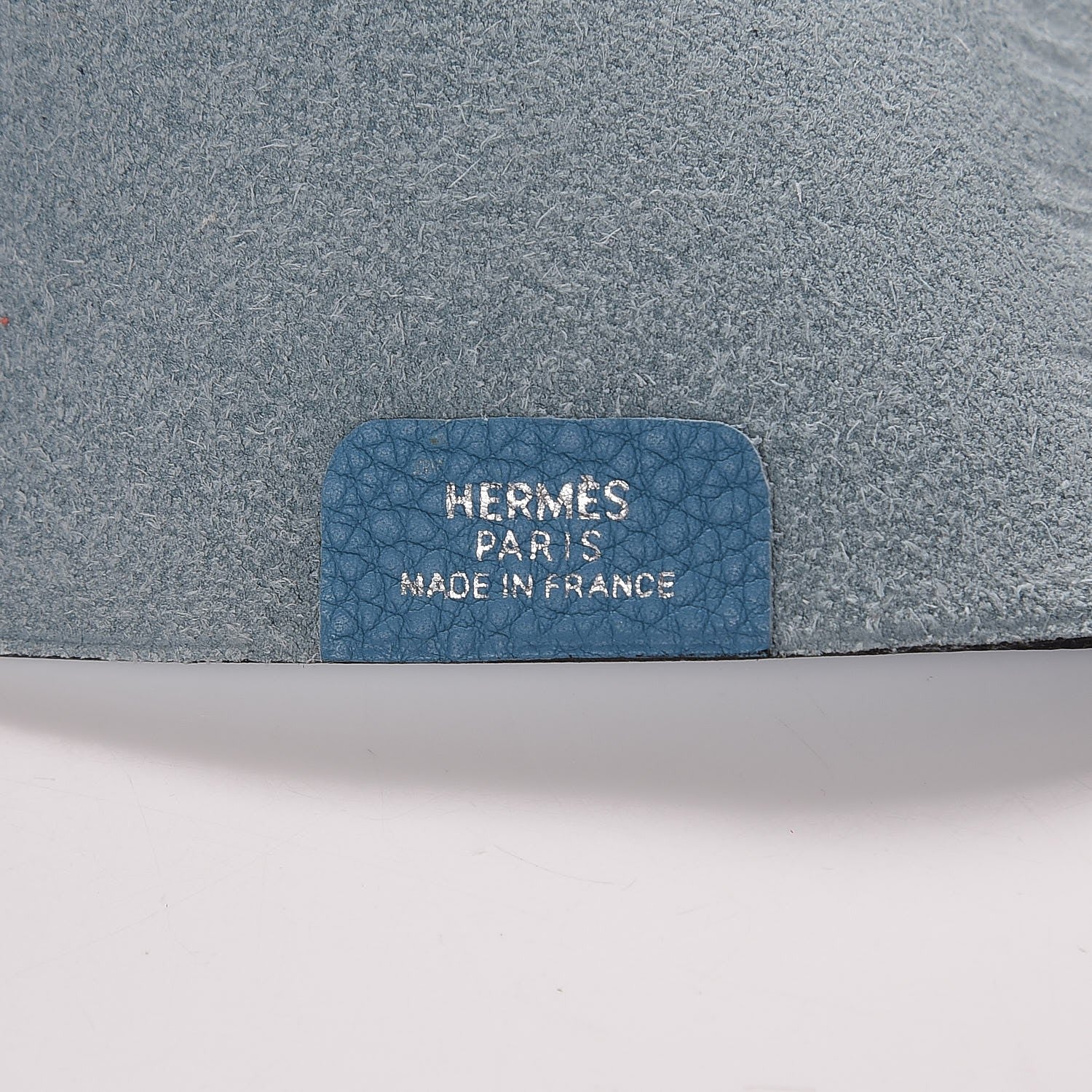 Hermes Taurillon Clemence Ulysse Mini Notebook Blue Jean 6 of 9