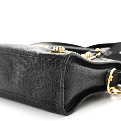 Balenciaga Chevre Gold Metallic Edge Hardware Mini City Black 11 of 11
