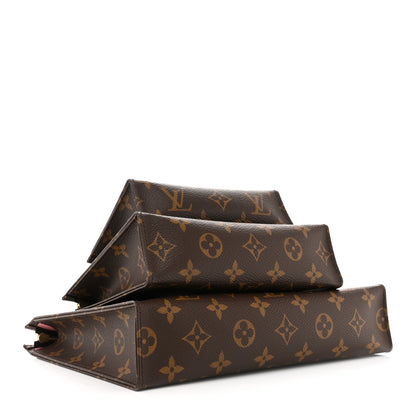 Louis Vuitton Monogram Trio Toilet Pouch Set 5 of 9