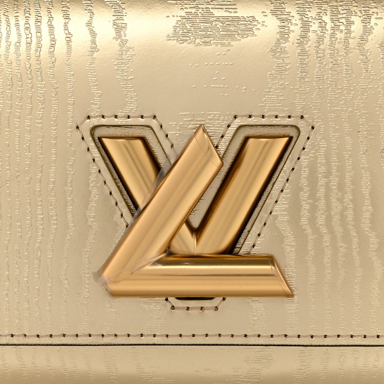 Louis Vuitton Calfskin Gravity Twist Shoulder Bag PM Gold 8 of 13