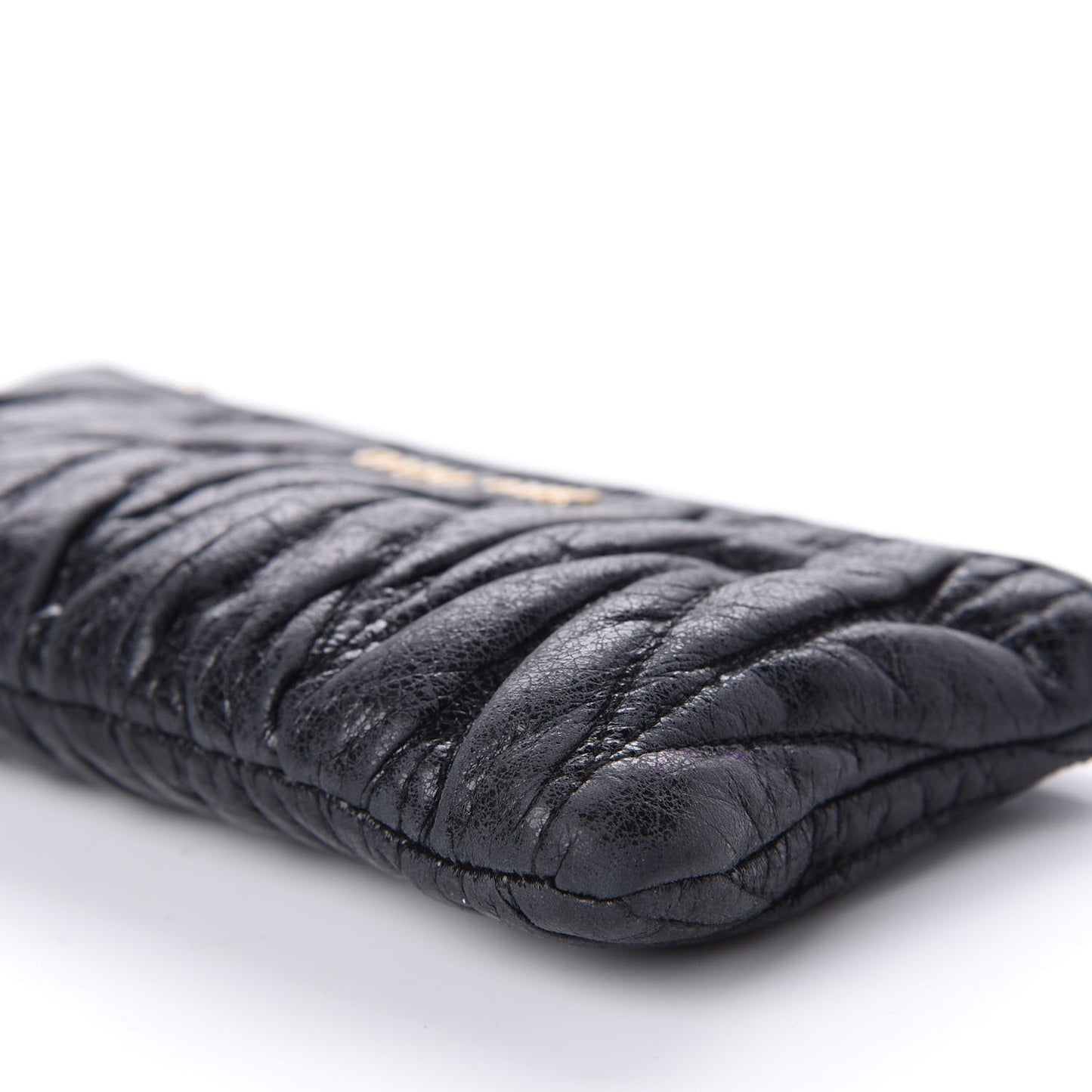 Nappa Matelasse Lux Pouch Black