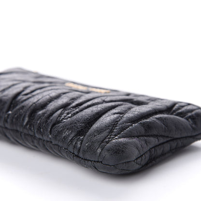 Miu Miu Nappa Matelasse Lux Pouch Black 9 of 11