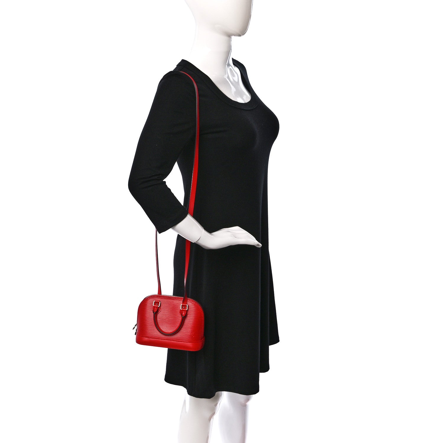 Louis Vuitton Epi Alma Nano Carmine 2 of 12