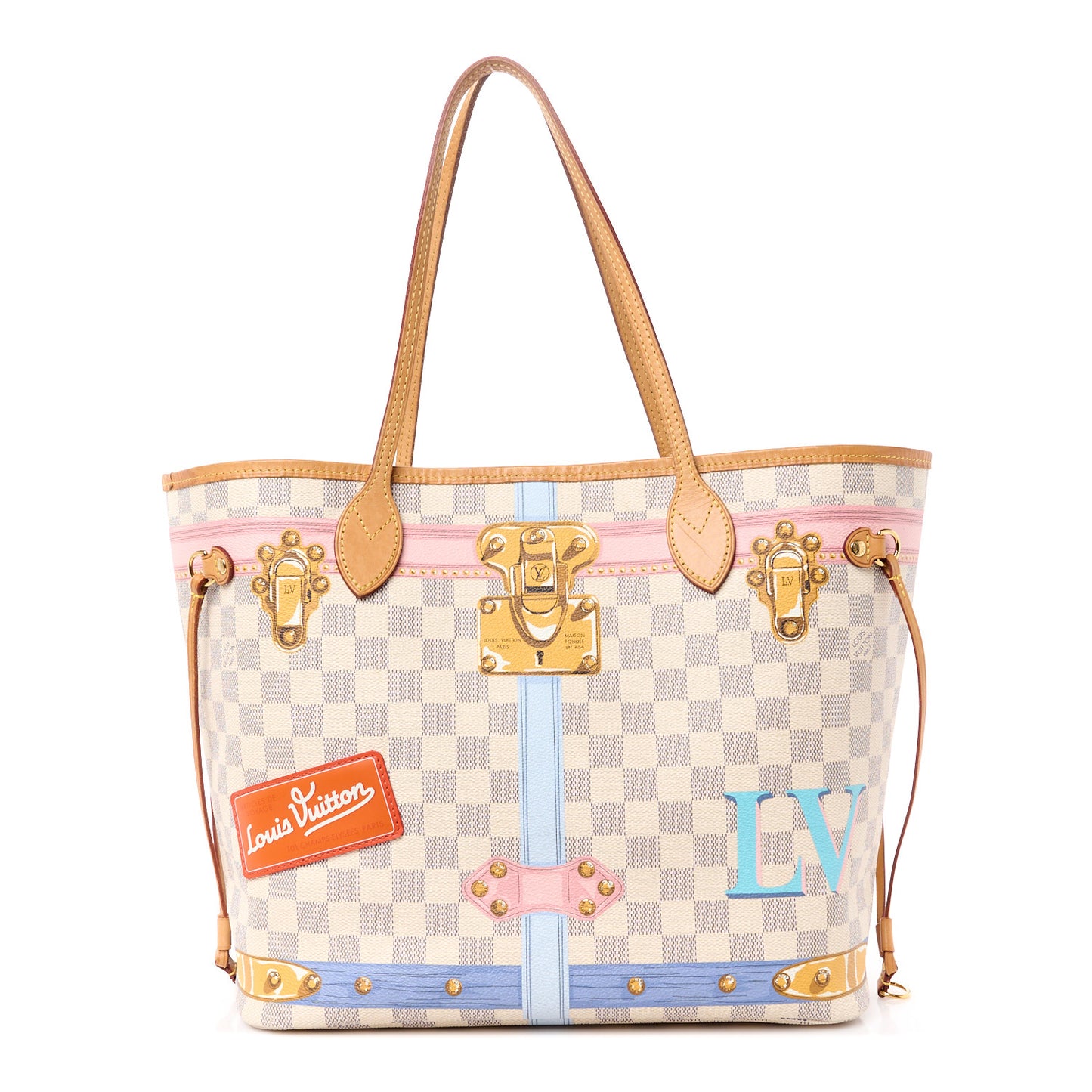 Damier Azur Summer Trunks Neo Neverfull MM