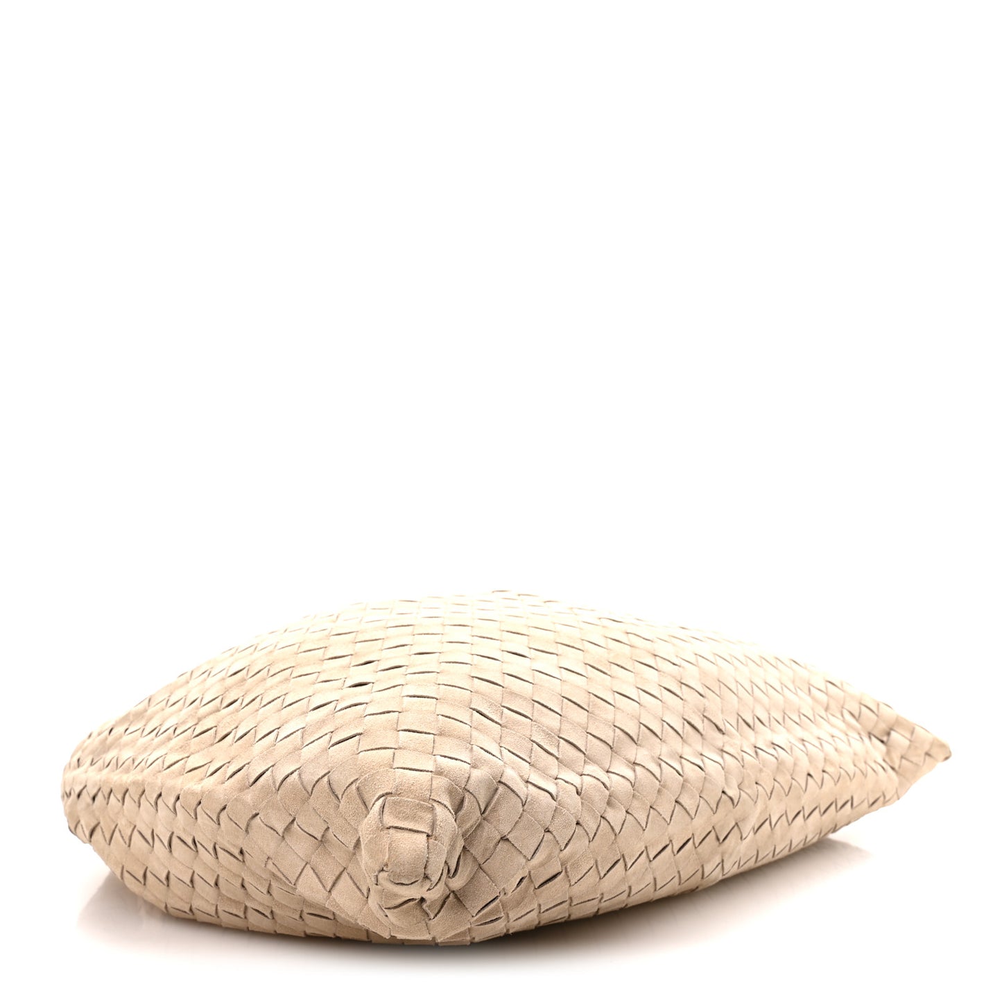 Suede Intrecciato Large Hop Ecru