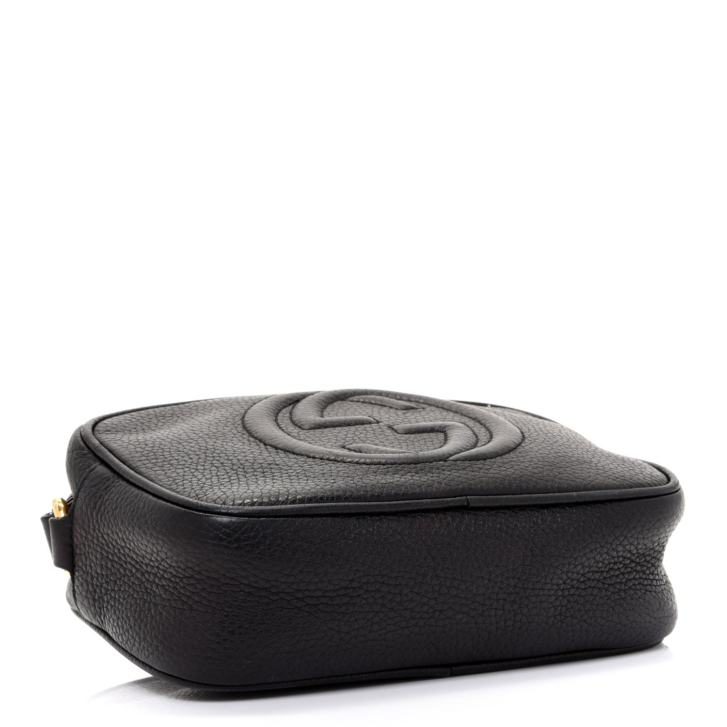 Gucci Pebbled Calfskin Mini Soho Disco Bag Black 4 of 11