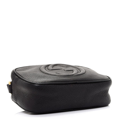 Gucci Pebbled Calfskin Mini Soho Disco Bag Black 4 of 11