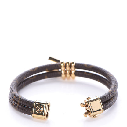 Louis Vuitton Monogram Keep It Twice Bracelet 17 5 of 5