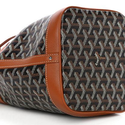 Goyard Goyardine Petit Flot Bucket Bag PM Black Gold 6 of 7