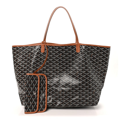 Goyard Goyardine Saint Louis GM Black Gold 3 of 10