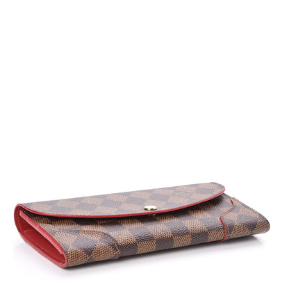 Louis Vuitton Damier Ebene Caissa Wallet Cherry 4 of 8