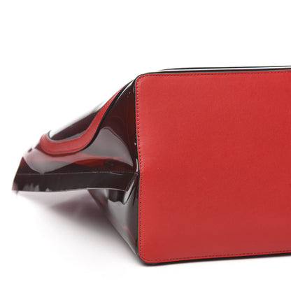 Valentino Garavani PVC Vlogo Escape Tote Red 8 of 10