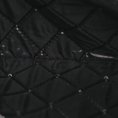 Chanel Lambskin Quilted Beauty CC Boy Clutch Black 5 of 11