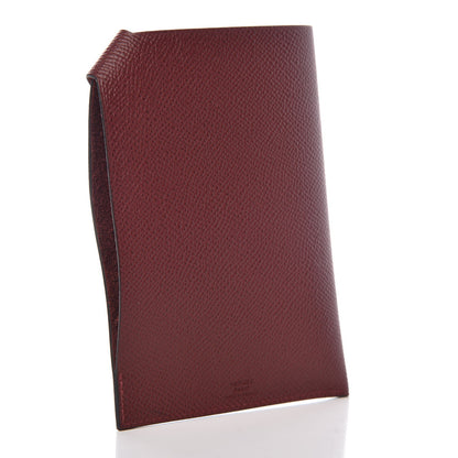 Hermes Epsom Tarmac PM Passport Holder Rouge H 3 of 7