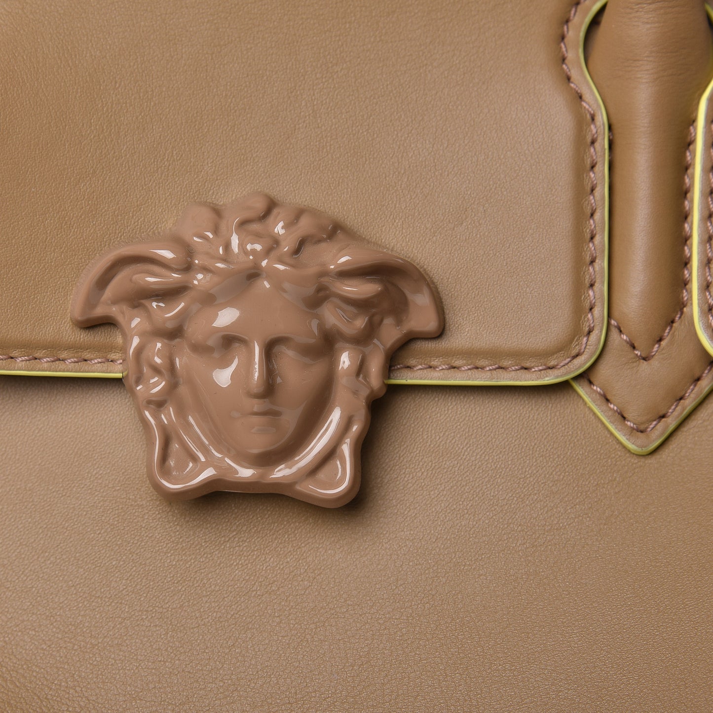 Calfskin Large Palazzo Empire Bag Beige