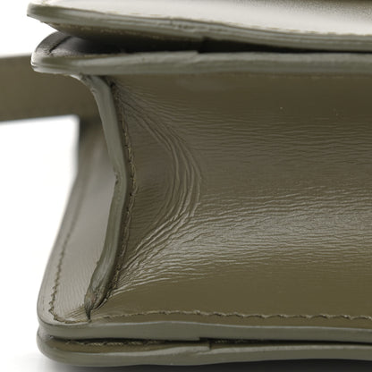 Celine Box Calfskin Small Classic Box Flap Bag Army Green 10 of 11