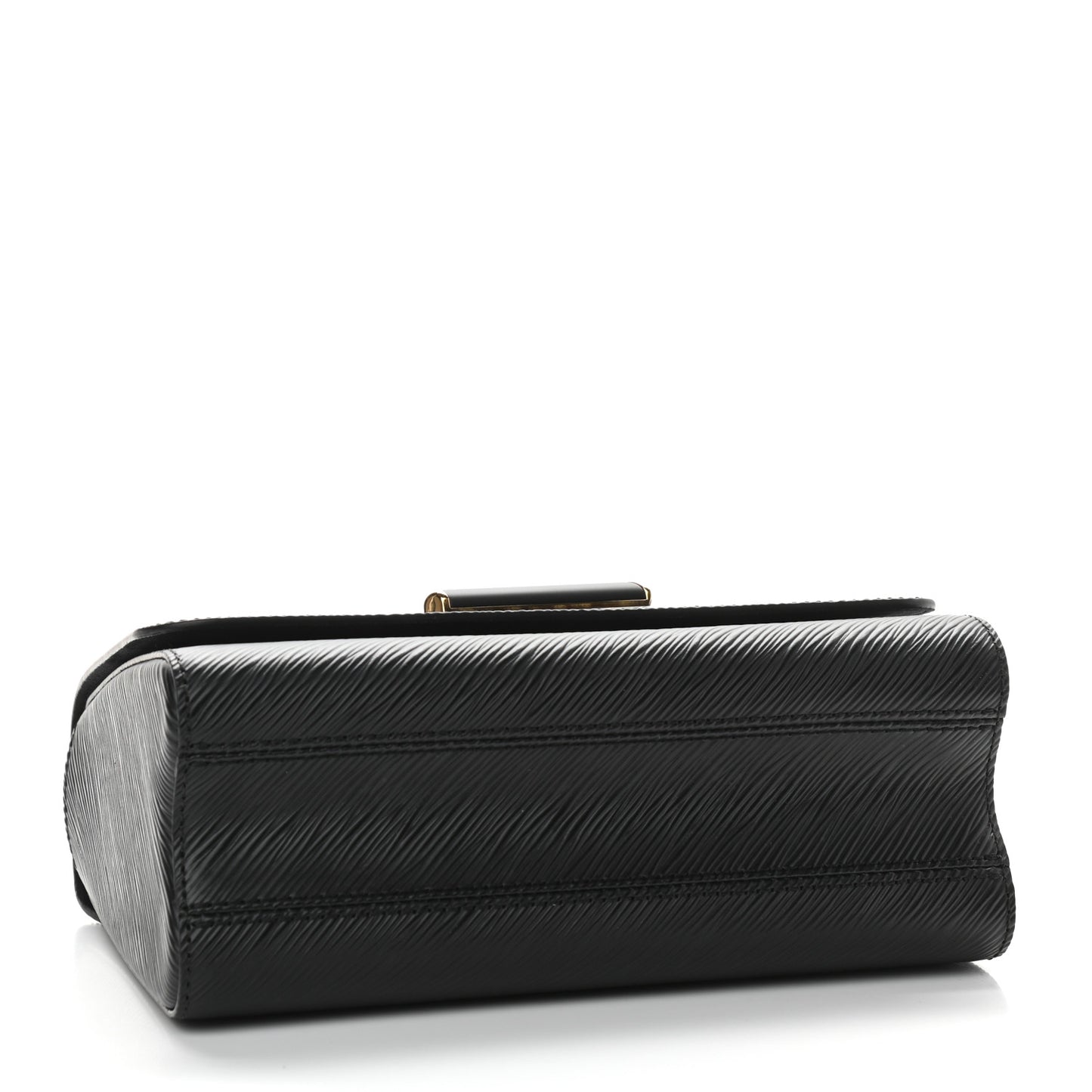 Epi Twist Shoulder Bag MM Matte Black Gold