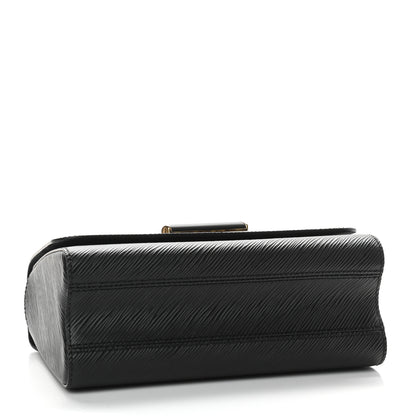 Louis Vuitton Epi Twist Shoulder Bag MM Matte Black Gold 4 of 11