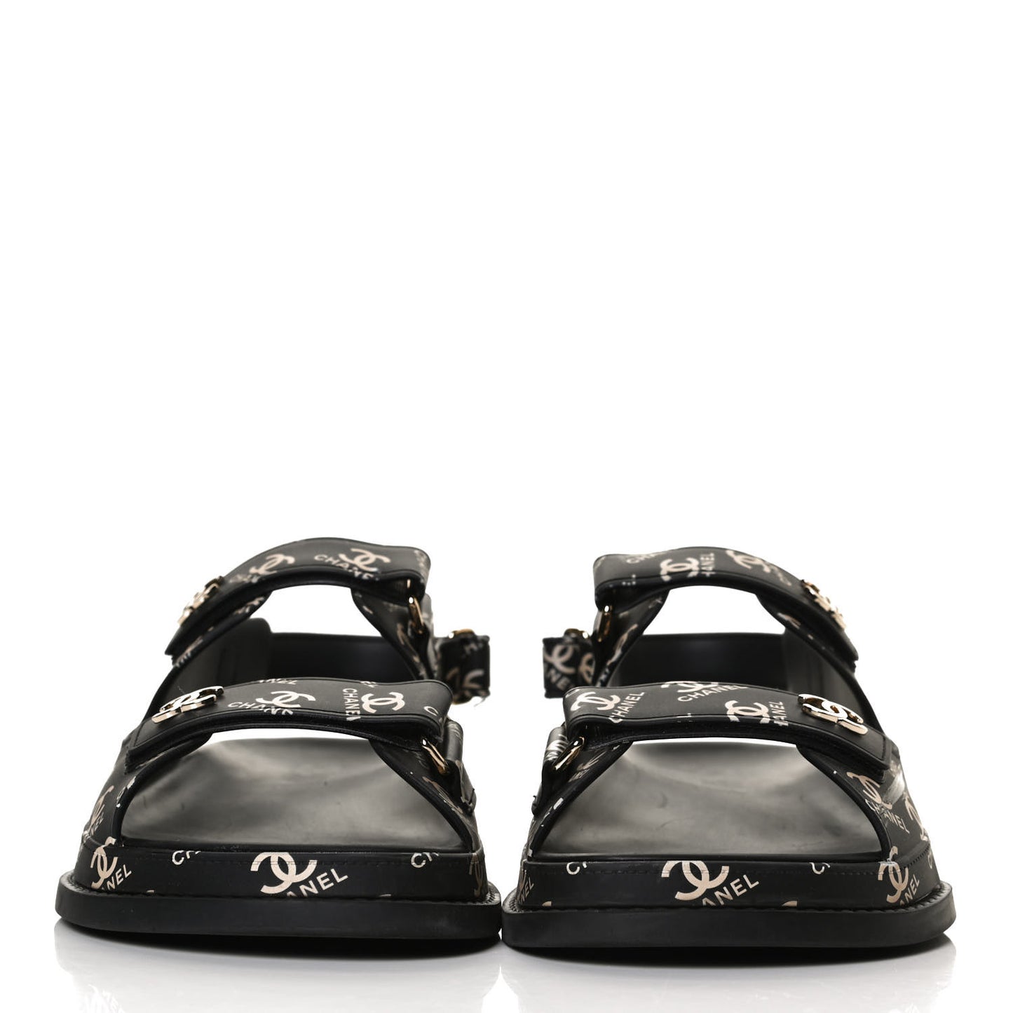 Rubber CC Dad Sandals 40 Black
