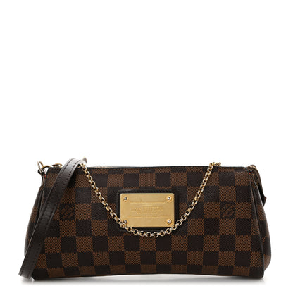 Louis Vuitton Damier Ebene Eva Clutch 1 of 11