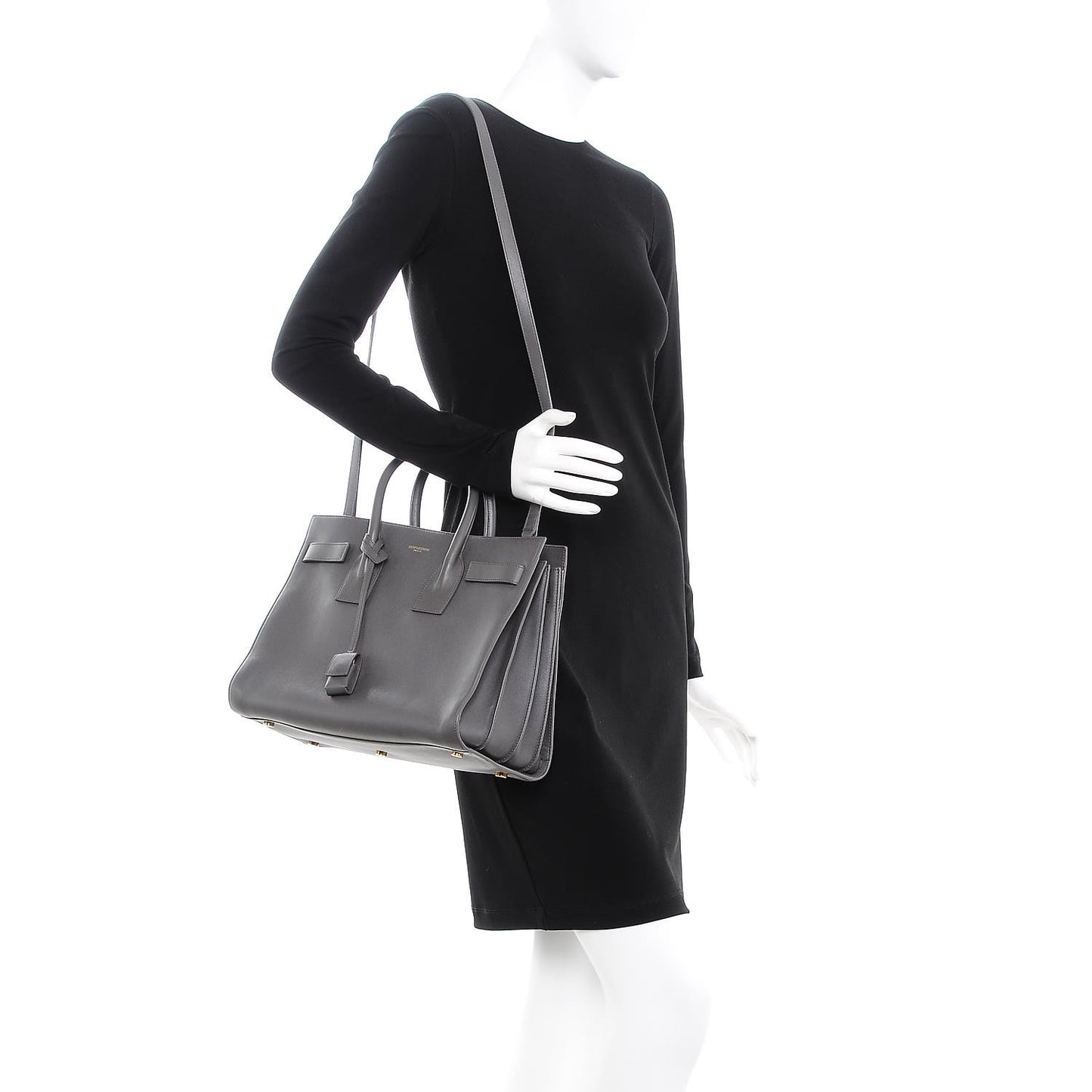 Calfskin Small Sac De Jour Fog