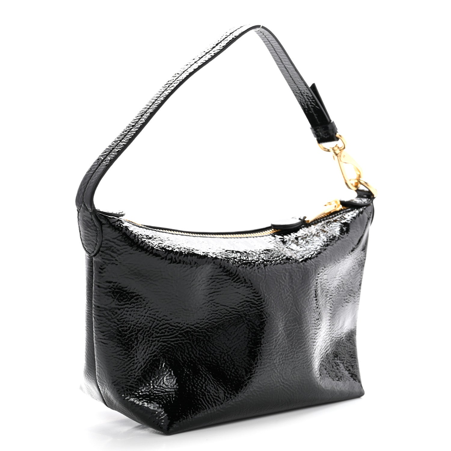 Miu Miu Naplak Patent Mini Spirit Cire Bag Black 3 of 13