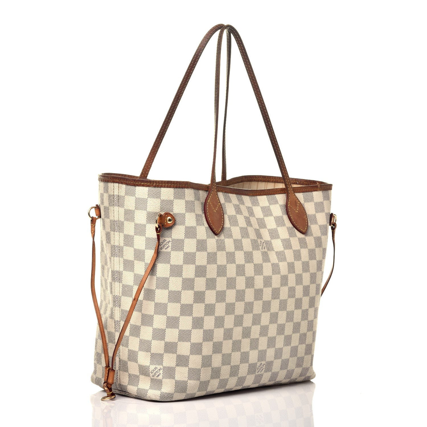 Louis Vuitton Damier Azur Neverfull MM 3 of 10