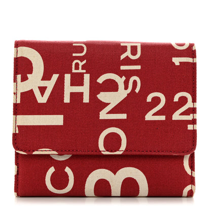 Chanel Canvas 31 Rue Cambon By The Sea Wallet Red 1 of 8