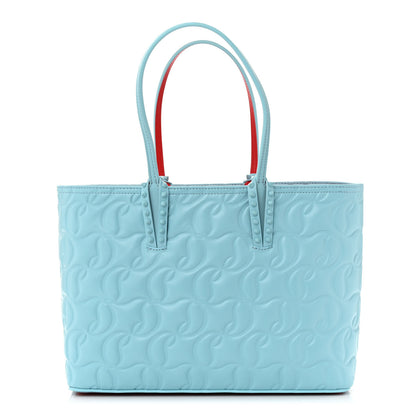 Christian Louboutin Nappa Embossed Small East West Cabata Tote Mineral 3 of 11