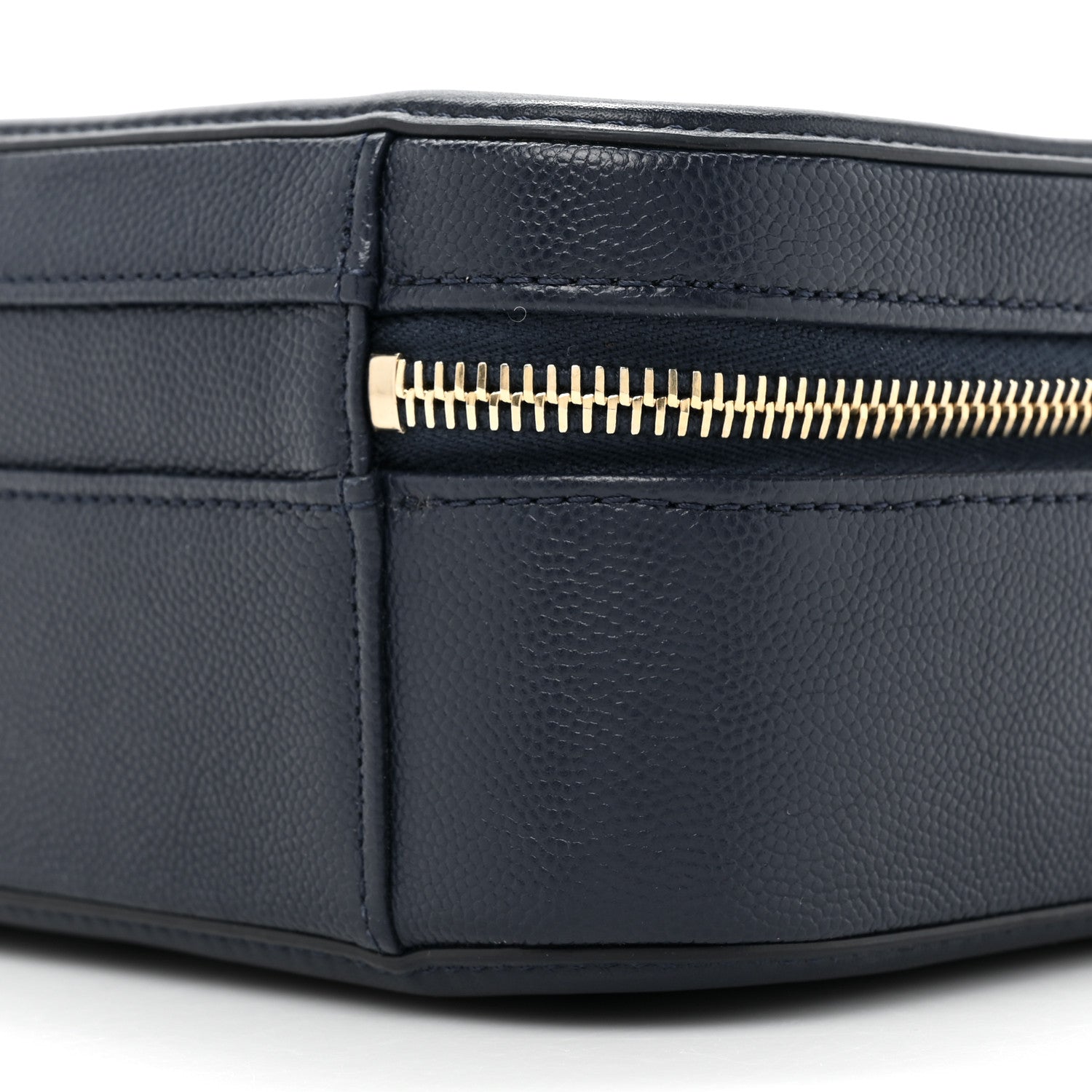 Chanel Caviar Quilted Medium CC Filigree Vanity Case Navy 10 of 12