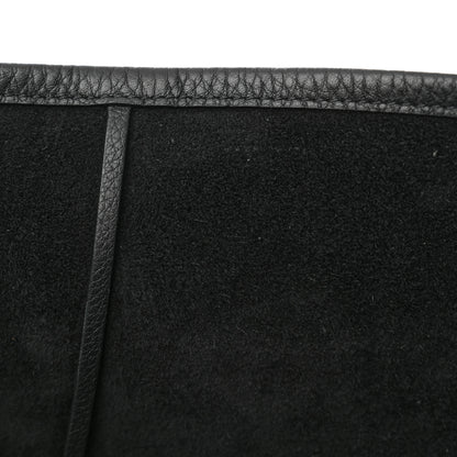 The Row Grained Calfskin Large N/S Park Tote Black 6 of 11
