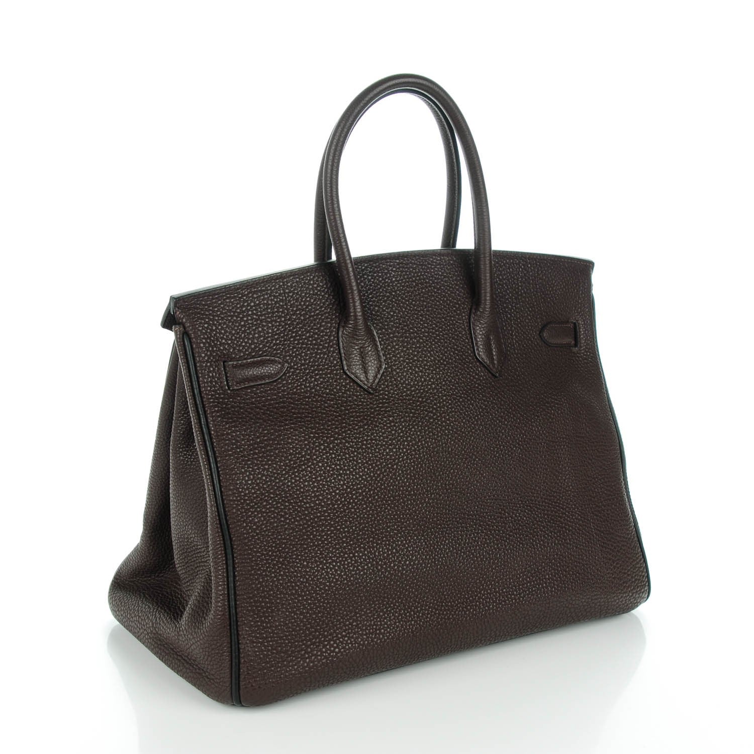 Hermes Togo Bi-Color Birkin 35 Chocolate Black 4 of 22