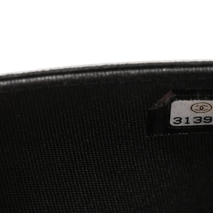 Chanel Caviar Quilted Boy Wallet On Chain WOC Black 8 of 12