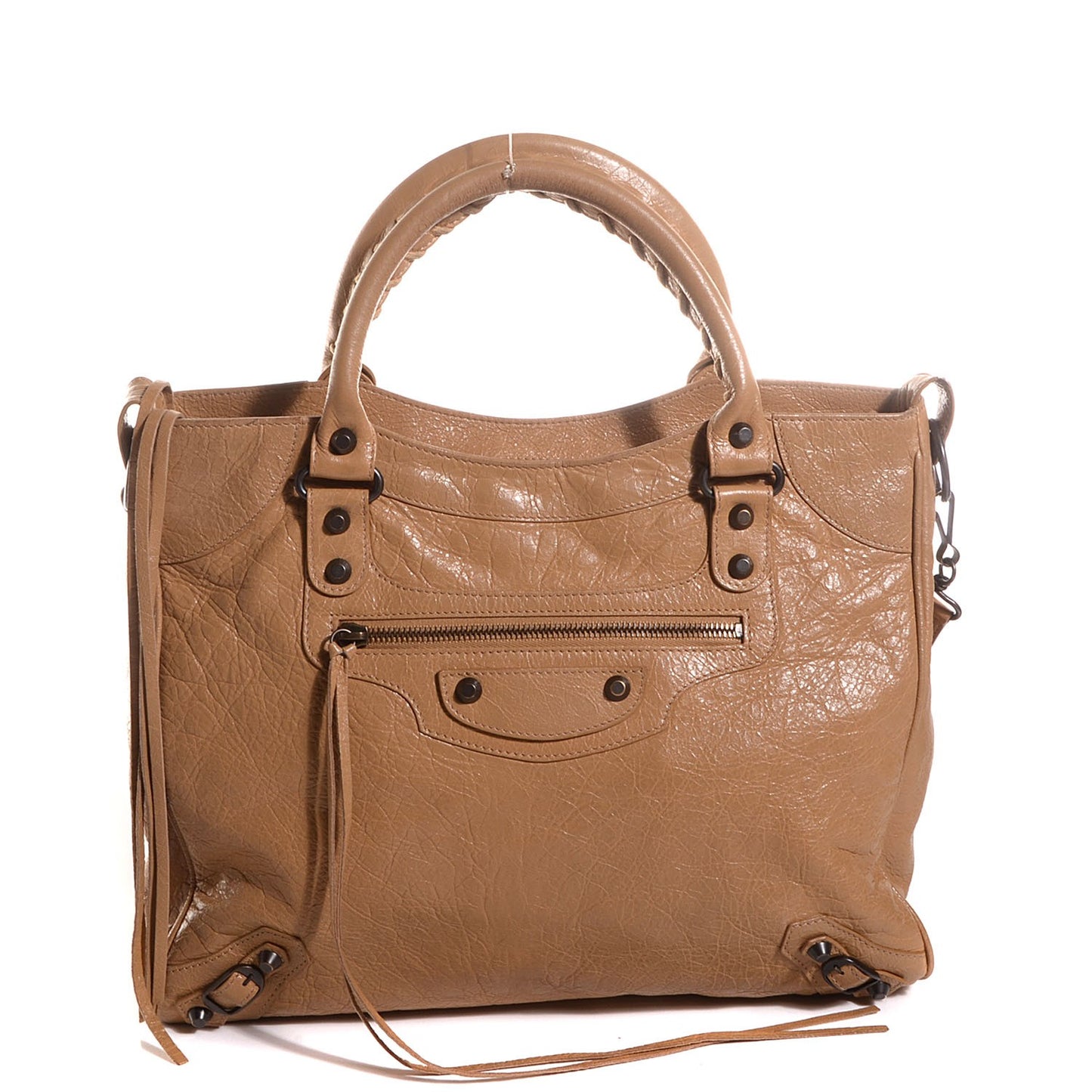 Agneau Classic Hardware Velo Beige Nougatine