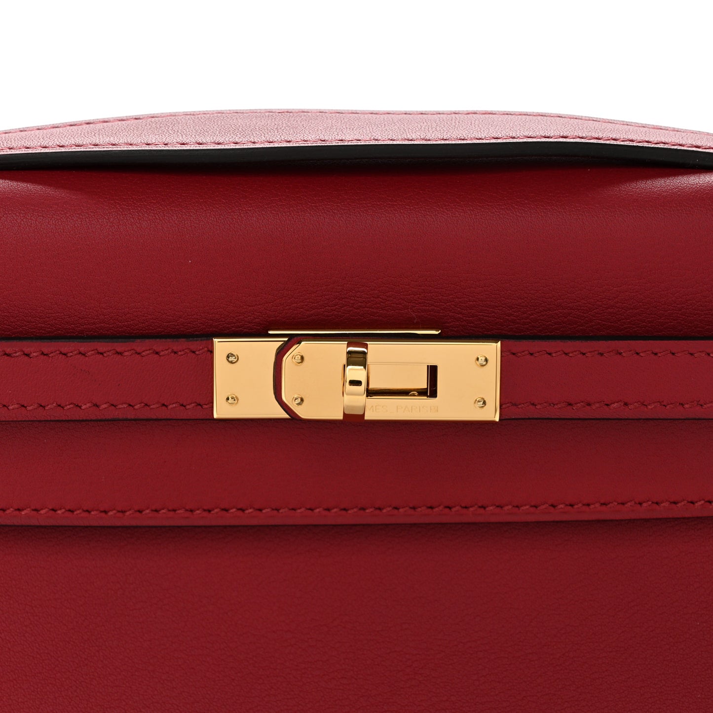 Swift Kelly Pochette Clutch Rouge Grenat