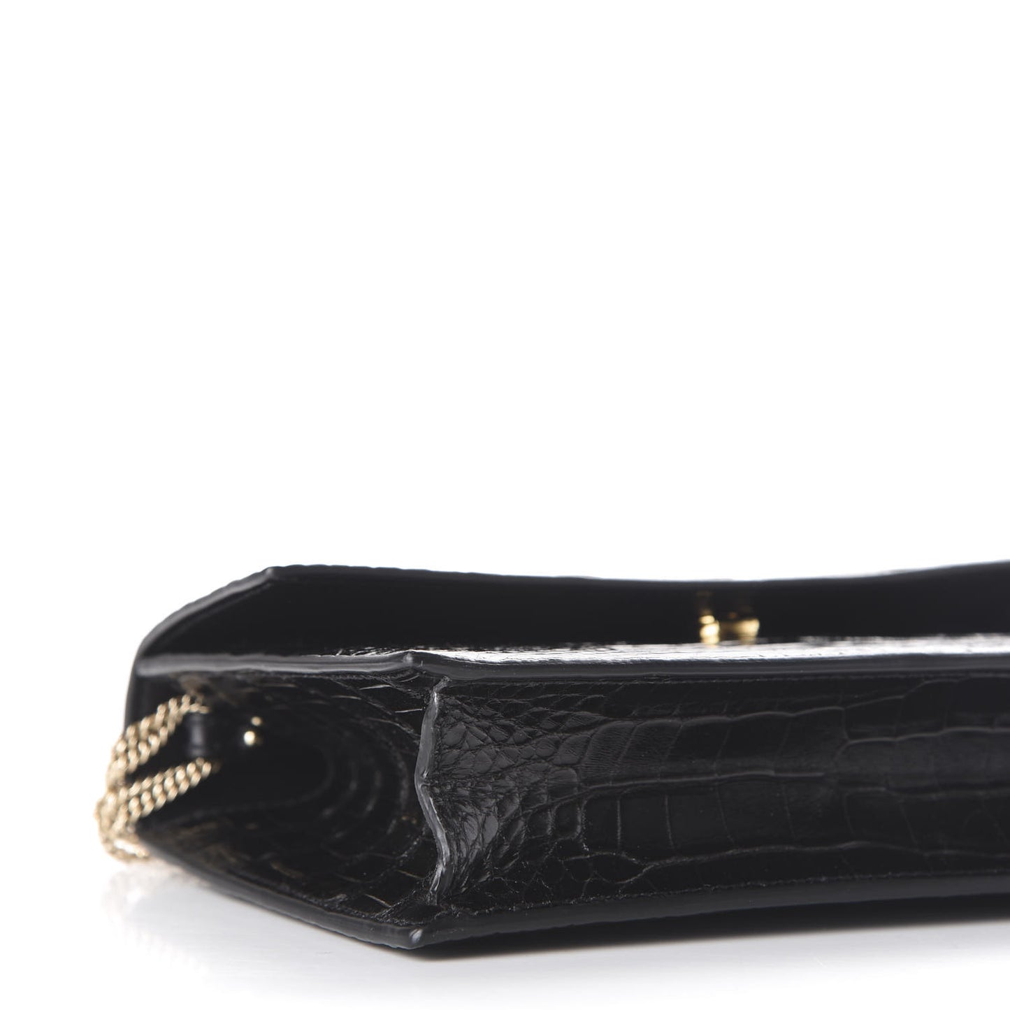 Alligator Small Pochette Black