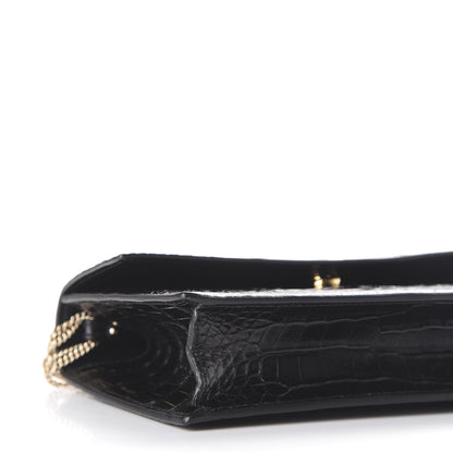 Saint Laurent Alligator Small Pochette Black 5 of 8