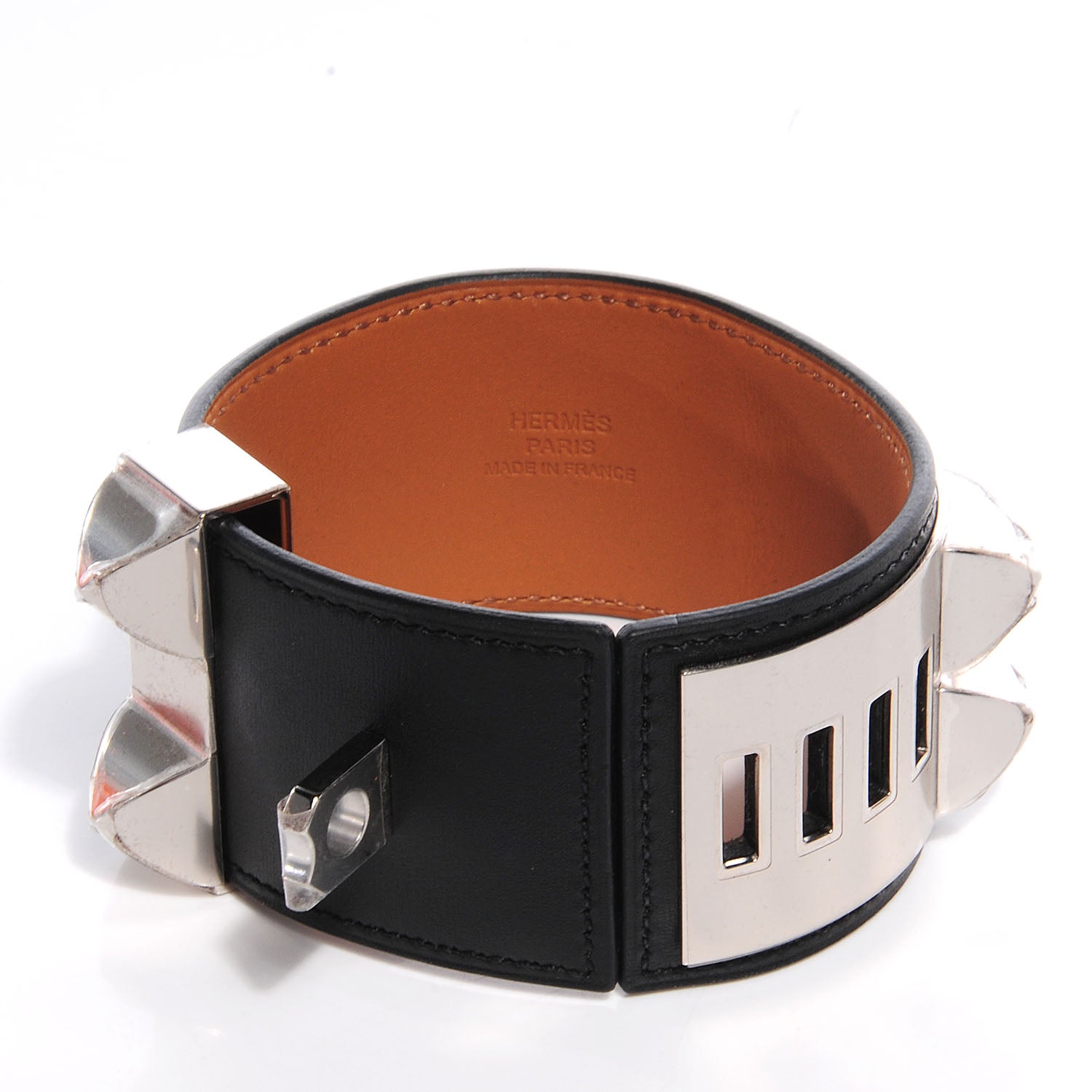 Hermes Chamonix Collier de Chien CDC Bracelet Black Small 4 of 7