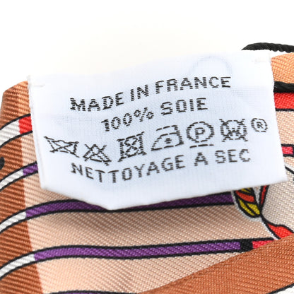 Hermes Silk Pani La Shar Pawnee Twilly Beige Rouille Rouge 4 of 4