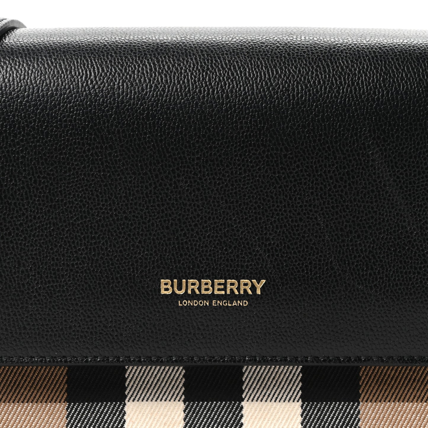 Grained Calfskin House Check Tartan Mix New Hampshire Black
