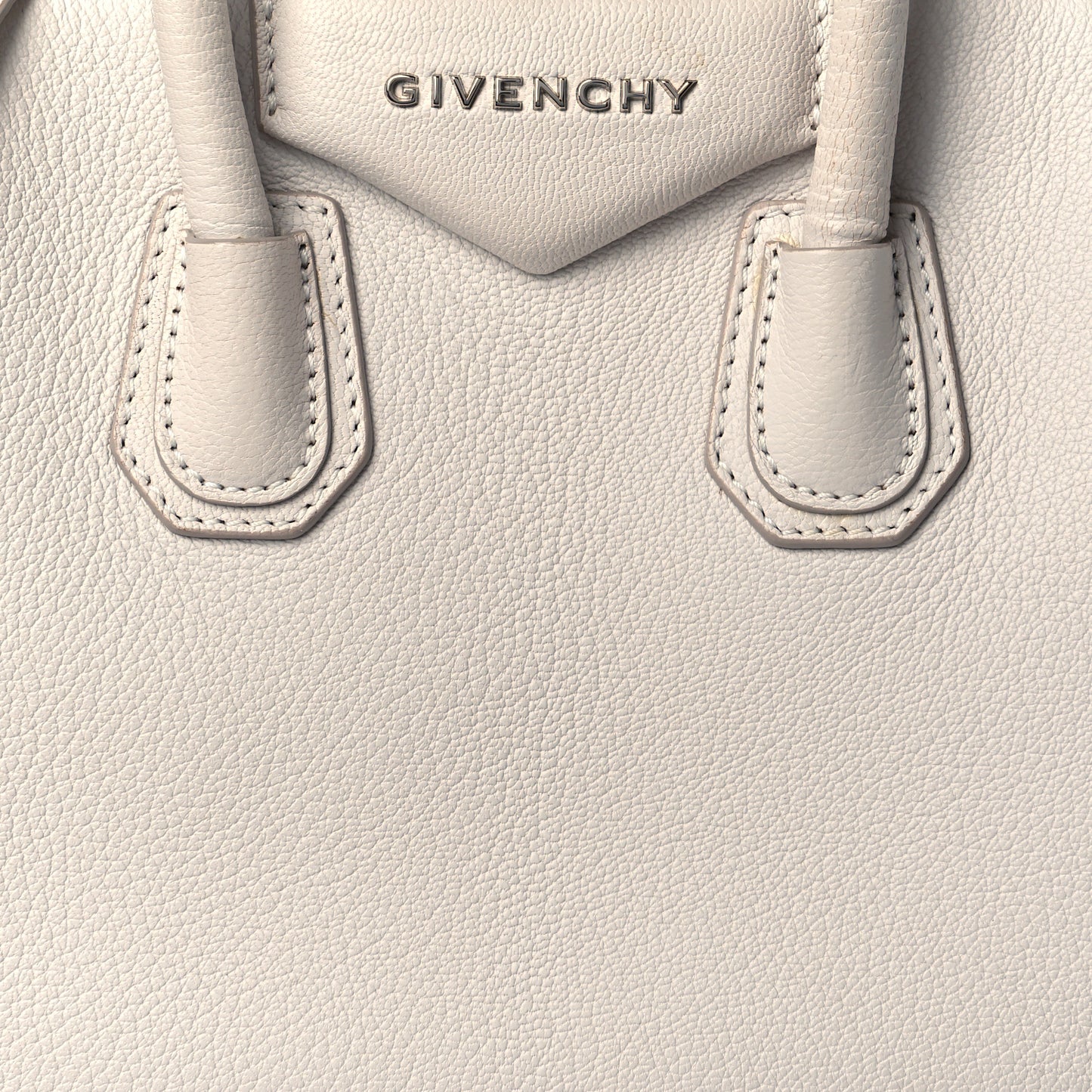 Sugar Goatskin Mini Antigona White