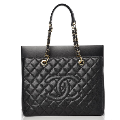 Chanel Caviar Quilted Grand Shopping Tote GST Black 14 of 14