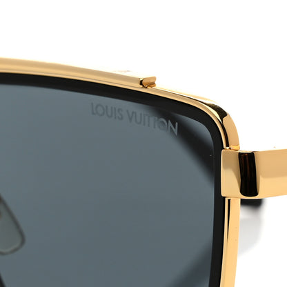 Louis Vuitton Metal 1.1 Evidence Z1584U Sunglasses Gold 7 of 8
