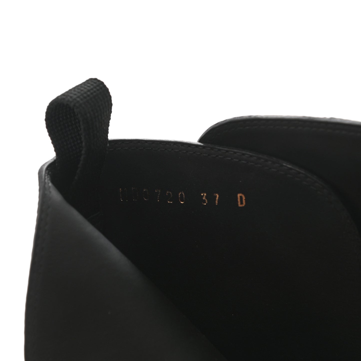 Calfskin Empreinte Ankle Boot 37 Black